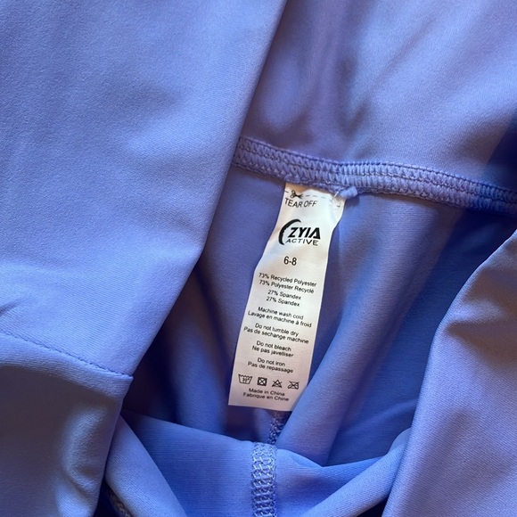 ZYIA NWT Women’s Grapemist Light n Tight Hi-Rise Leggings, Size 6/8 - Picture 3 of 8